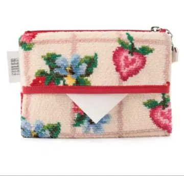 페이러 스트로베리 필드 쁘띠 티슈 파우치