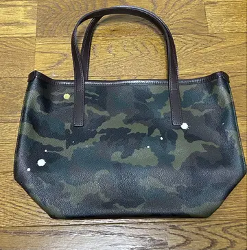 BARCLAY CLUB 카모플라쥬 패턴 토트백