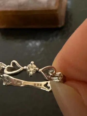 쿠미쿄쿠 k10 WG 하트 모티브 반지 8~9호