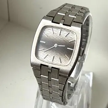 월쌈 Waltham 실버 스퀘어 케이스 수동 와인딩 시계