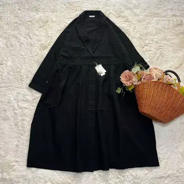 미사용 블리스번치 Bliss bunch 코트 원피스 블랙 F