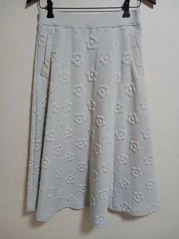 마리콴트 플레어 스커트 그레이