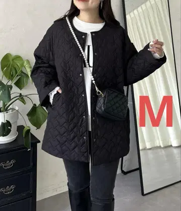 prose verse 하트 퀼트 노카라 래글런 블루종