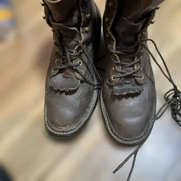 화이츠 워크 부츠 데미지 있음