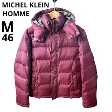 미쉘클랑 옴 와인 레드 46 다운 자켓 아우터