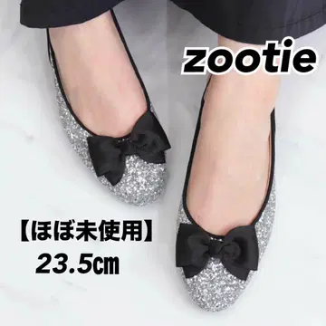 거의 미사용 zootie 즈티 글리터 리본 발레 슈즈 23.5
