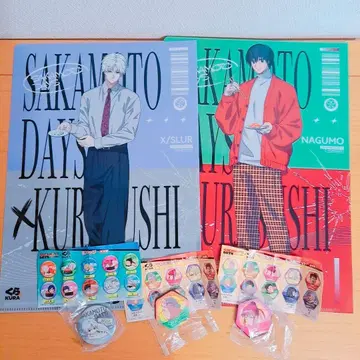 사카모토 데이즈 쿠라스시 클리어 파일 캔뱃지 X 스러 락 나구모