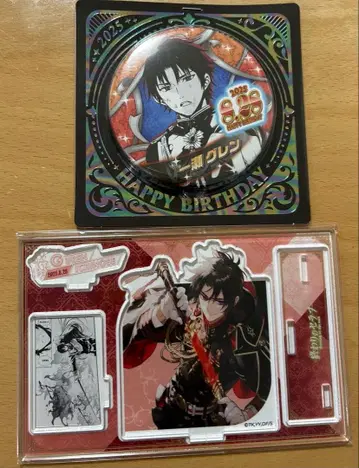 종말의 세라프 이치노세 글렌 생일 벌스데이 캔뱃지 디오라마 세트 1