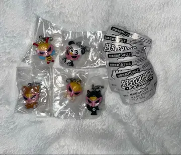 히스테릭 미니 메지루시 액세서리 핑크 컴프 세트