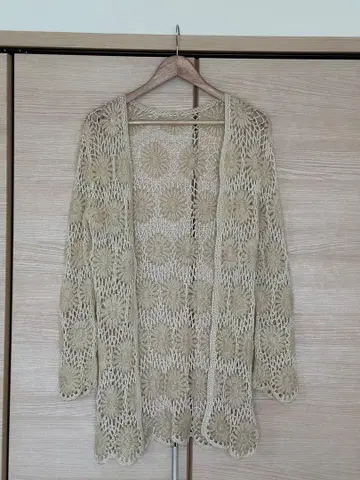 [ 구제 의류 ] 꽃무늬 가디건