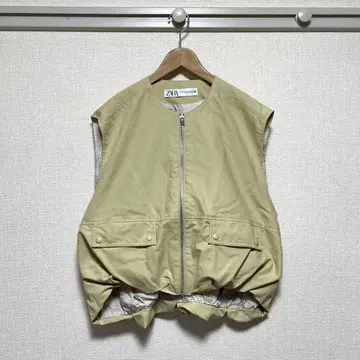 [새상품급] ZARA(자라) 오버사이즈 볼륨 베스트 레이어드 루즈핏