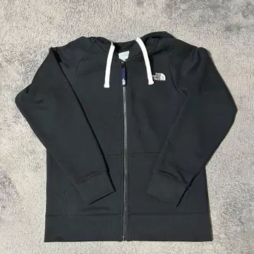 THE NORTH FACE 리어뷰 풀 지퍼 후디 블랙