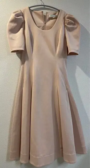 CELFORD 반팔 플레어 원피스 34 핑크