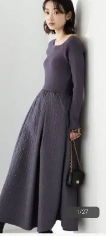 Natural Beauty Basic 쿠션 자카드 도킹 원피스