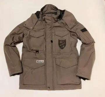 AVIREX 3레이어 트래블 자켓 L 사이즈 브라운 계열