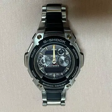 G-SHOCK MT-G 블랙/실버 손목시계