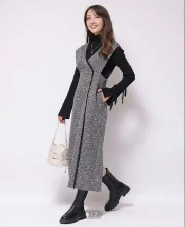 Apuweiser-riche 랩 트위드 점프수트