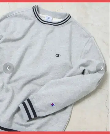 Champion 챔피온 블랙 단독 복각 리버스 위브 맨투맨 그레이 L