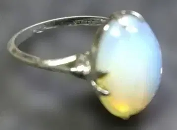 11월 3일까지 실버 반지 문스톤