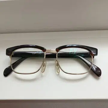 opant 셀 빈티지 브라운 사각 안경 1001G