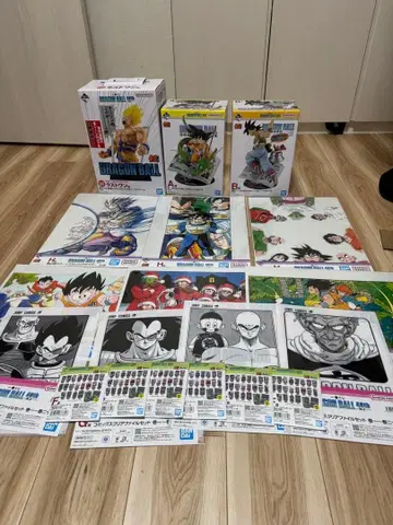 드래곤볼 제일복권 A상, B상, 라스트원상, 하위상 세트