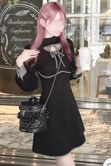 미셸 마카롱 미셰마카 클래시컬 리본 원피스