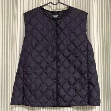 UNIQLO 블랙 다운 베스트 XL