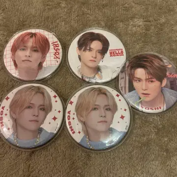 TREASURE 요시 캔 배지 5개 세트