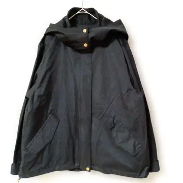 VIS 후드 블루종 라이너 포함 블랙 아우터 점퍼