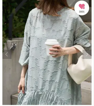 Kastane 시어 자카드 레이스 원피스 (사이즈 1)