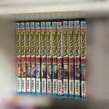 나의 히어로 아카데미아 코믹스 26~38권 세트