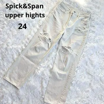 Spick&Span 어퍼 하이츠 THE HIM 데미지 화이트 24