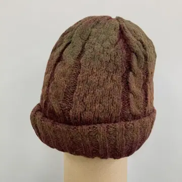 ca4la 카시라 니트 모자 올리브 그린 버건디