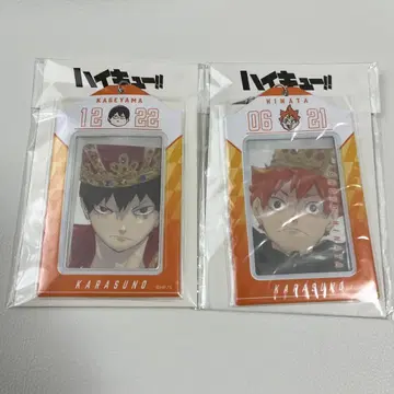 하이큐 생일 카드 홀더 히나타 카게야마 점프샵