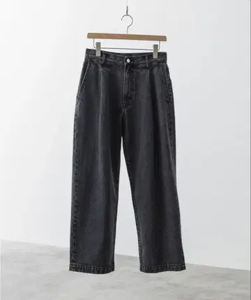 WYM 턱 와이드 루즈 데님