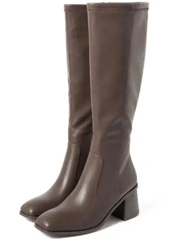 미사용 새상품 GRL 스퀘어토 롱부츠 zr956 브라운 23.0