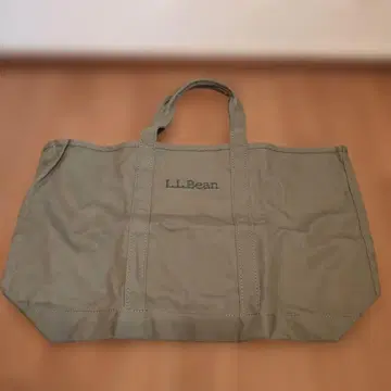 미사용 L.L.Bean 그로서리 토트 더스티 올리브