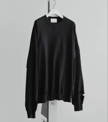 루즈 데미지 오버사이즈 맨투맨