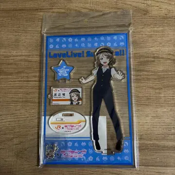 JR 도카이 최애 여행 아크릴 스탠드 Aqours 와타나베 요우