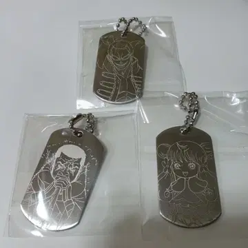 원피스 로그 컬렉션 메탈 택 키링 3종 세트