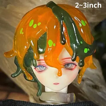 격동의 순간 시칠리아의 추억 헤어 파츠 멜티 호박 & 그린 (라임)