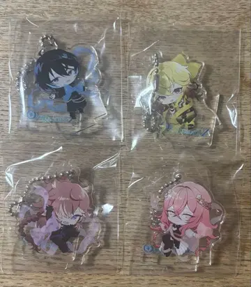 OVER REQUIEMZ 스텔라 아크링 키링 4개 세트