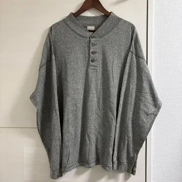 80년대 llbean 헨리넥 티셔츠 USA제 사이즈 L (XL 상당)