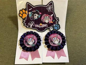 귀멸의 칼날 할로윈 코사지풍 배지 아카자 다이컷 카드 카이가쿠