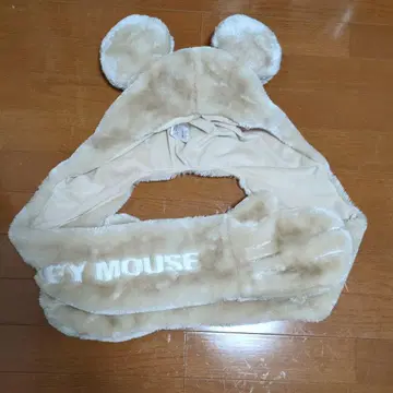 미키마우스 푸우 귀 달린 머플러