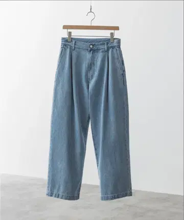 WYM 턱 와이드 루즈 데님