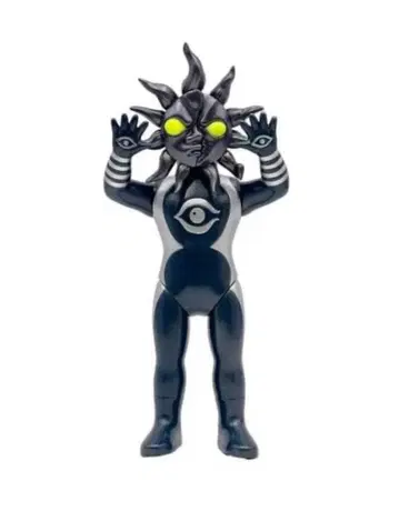 새상품 미사용품 초복각판 타로맨 소프트 비닐 인형 블랙 타로맨