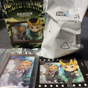 로키 포토 프레임 시리즈 피규어 popmart