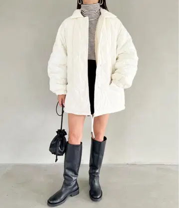 몬스터 퀼팅 자켓 보아 안감 아우터