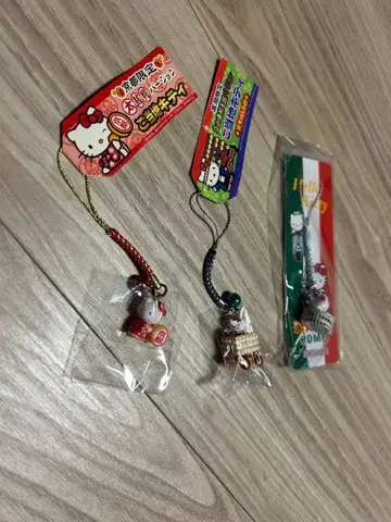 헬로키티 스트랩 세트